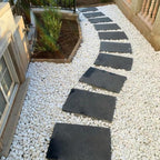 FANTIAN 40 lbs White Rocks for Landscaping, 1-2 Inch White Gravel. Decorative - Image 5