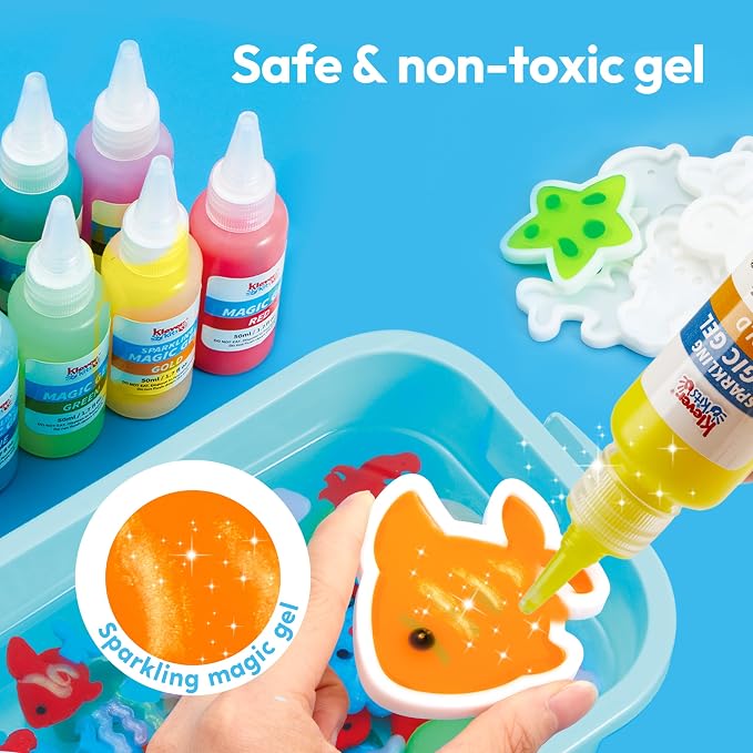 Klever Kits Glow-in-The-Dark Water Gel Kit, Magic Fairy Water Pets Toy Kit - Image 7