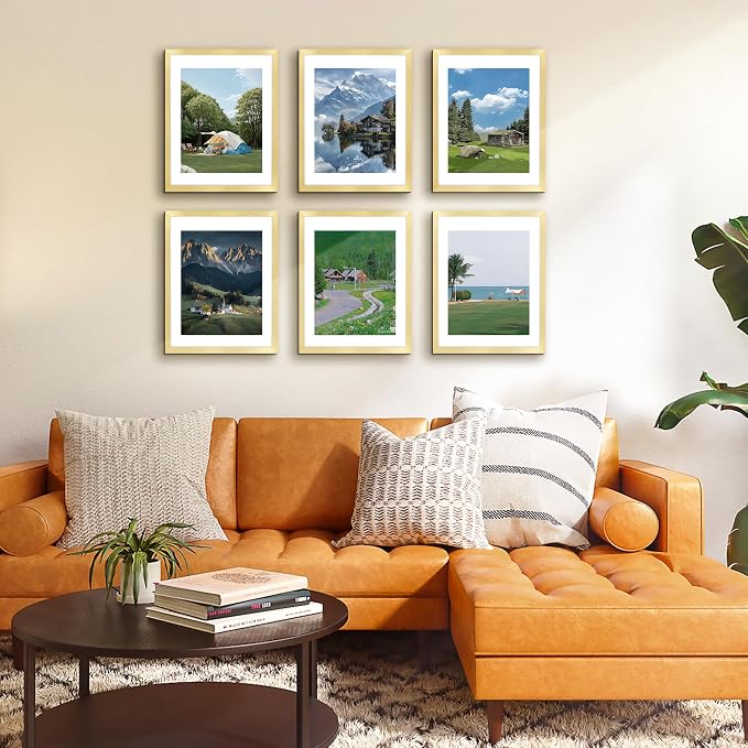 FIXSMITH 11x14 Picture Frame Set of 2, Photo Frame - Image 6