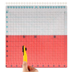 Acrylic Quilting Ruler 11.5" x 10.5" by Unknown