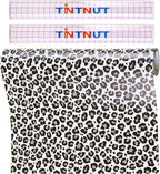Tintnut Leopard Cheetah Permanent Vinyl Roll 12in x 5ft Adhesive Vinyl | Black by Tintnut