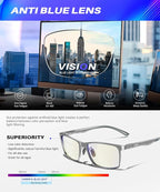 ANYLUV Blue Light Glasses Men, Relieve Eyestrain and Eye Protection, Al-Mg - Image 6