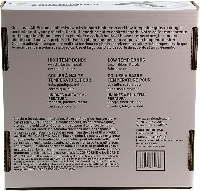 Surebonder RR-77 Full Size 77 ft. Clear All Temperature Hot Glue Stick Roll/Rope - Image 3