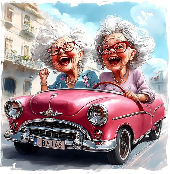 Legrace Old Lady Diamond Art Painting Kits by Legrace