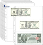 360 Pockets Acid Free Currency Sleeves, 60 Pack Dollar Bill Sleeves by ENPOINT