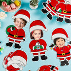 60pcs Christmas Theme Cutouts Santa Claus Bulletin Board Decorations Xmas Santa - Image 4