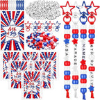 Suncalla 996 Pcs 24 Set 4th of July Crafts Patriotic Keychain Making Kit DIY by Unknown