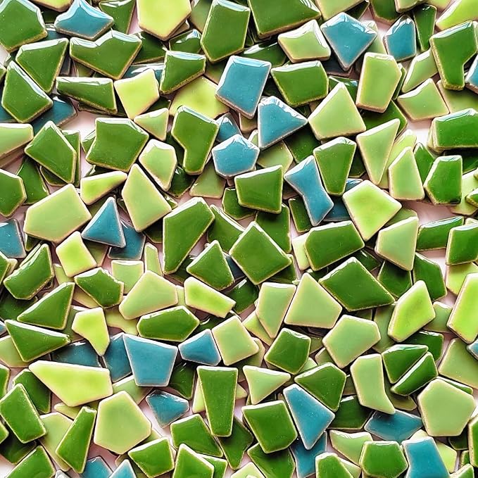 Irregular Ceramic Mosaic Tiles for Crafts, Mosaic Pieces for Crafts, Mosaic - Image 2