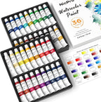 Nicpro Watercolor Paint Set for Adults, 36 Colors Watercolor Tube Set, High - Image 8