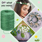 Syhood 673 Feet Floral Vine Bind Wire Rustic Wrapping Wire - Image 6
