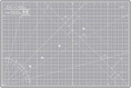 Elan Cutting Mat A3 Gray, Self Healing Cutting Mat 12x18 Inch, 5-Ply Craft by Elan