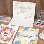 25 Sheets Watercolor Paper 9X 12, 300 GSM Deckled Edge Paper Rough/Textured - Image 6