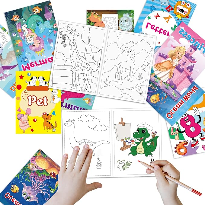 Kalysky 20Pack Coloring Books for Kids Ages 4-8, Mini Coloring Books for Kids - Image 4