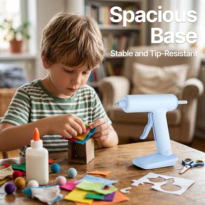 Cordless Hot Glue Gun, 30s Fast Preheating - Image 5