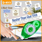 D-NYX 4 Pack Double Sided Tape Roller, Glue Tape Roller - Image 2