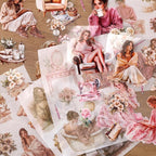 Scrapbooking Stickers 20 Sheets Pre-Cut 120 washi Stickers PET People Sticker - Image 7