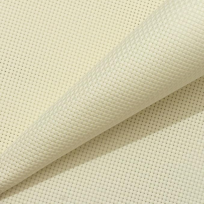 Aida Cloth 11 Count Cross Stitch Fabric, 19×28inch | Enables Easy Needle by Donmon