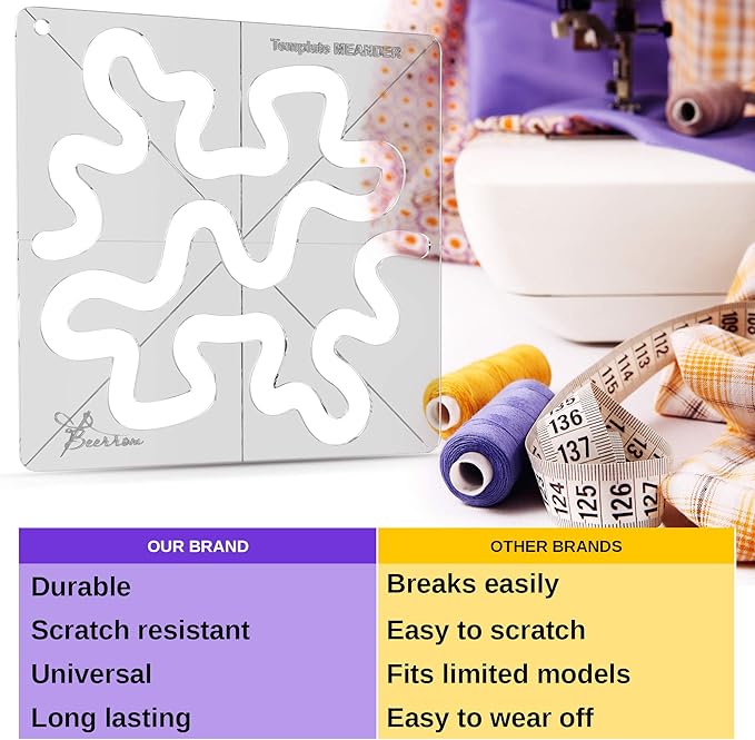 Meander Quilting Ruler Template - Image 7