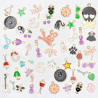 Bulk Gold Enamel Charms for Jewelry Making, Colorful Metal Charms Pendant for by stino