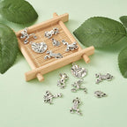 Craftdady Tibetan Style Antique Silver Alloy Pendants Cute Metal Dangle Charms - Image 6