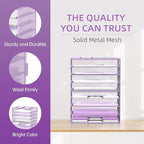 DALTACK 9-Tier Paper Organizer for Desk, Mesh Letter Tray Desk Organizer - Image 4