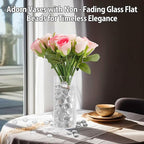 1 LB Clear Glass Marbles, Transparent and Smooth Flat Glass Beads - Image 2