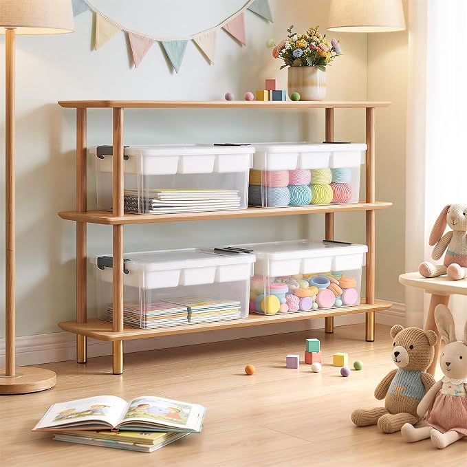 17 QT Clear Stackable Craft Storage - Image 9
