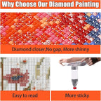 WUDWL Square Diamond Painting Kits Square Drill Diamond Painting, Square - Image 6