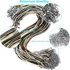100 Pcs Leather Necklace Cord - Image 4