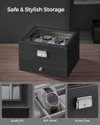 SONGMICS Watch Box, 8-Slot Watch Case Organizer - Image 3