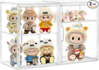 Attelite Acrylic Display Case for Collectibles 3 Adjustable Layers 2Pack | Easy by Attelite