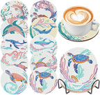 EWJRNSF 10 PCS Diamond Art Coasters Kit, Small Diamond Painting Coasters by EWJRNSFDiamondPainting