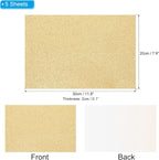 PATIKIL Light Gold Shiny EVA Glitter Foam Sheet 11.8 x 7.9 Inch 2mm Thick - Image 2