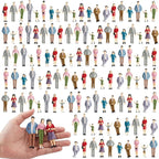 Namalu 140 Pcs 1: 25 Scale Miniature People Figurines Tiny Painted Model Train by Namalu