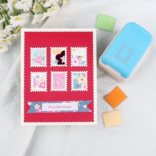 BAOFALI 2Pcs/Set 1.1x0.9 inch Rectangular Postage Stamp - Image 6