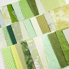 50 Sheets Green Scrapbook Paper, Textured Scrapbook Papers & Mesh Fabric - Image 4
