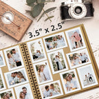 10x10 Inch DIY Scrapbook Photo Album, Hardcover Kraft Paper Acid-Free, 20 Sheets - Image 4
