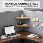 Fabric Wall Cubicle Corner Shelf - Image 7