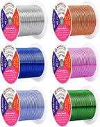Mandala Crafts 16 GA Pink Green Blue Assorted Anodized Aluminum Craft Wire | by MandalaCrafts