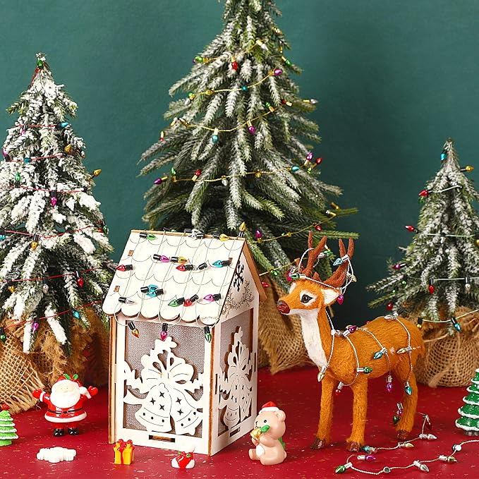 Jansun 32.8 Feet Dollhouse Fake String, Miniatures Dollhouse Christmas String - Image 3