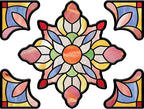 ADD.HERES Window Stickers, ‌Stained Glass Window Privacy Film, UV Blocking - Image 6