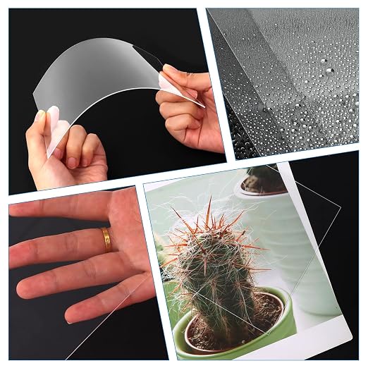 TKOnline 15 PCS Plexiglass Sheets, Invitations, Poster Frames Plastic Board - Image 3