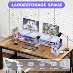 OPNICE Desk Organizers and Accessories, Computer Monitor Stand Riser - Image 4