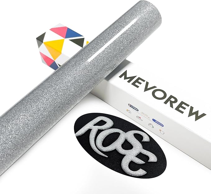 Glitter Puff Vinyl Heat Transfer by MEVOREW