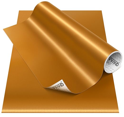 VViViD DECO65 Matte Pastel Copper Permanent Adhesive Craft Vinyl by VVIVIDVINYL