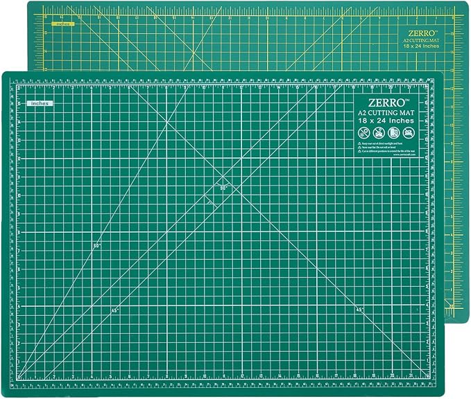 ZERRO Cutting Mat 18" x 24", Self Healing Sewing Mat Double Sided | by ZERRO
