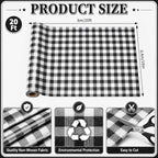 Black White Buffalo Bulletin Board Roll Non-Woven Fabric Poster 16in X 20ft | - Image 2