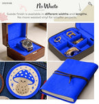 VViViD DECO65 Suede Brilliant Blue Permanent Adhesive Craft Vinyl - Image 2