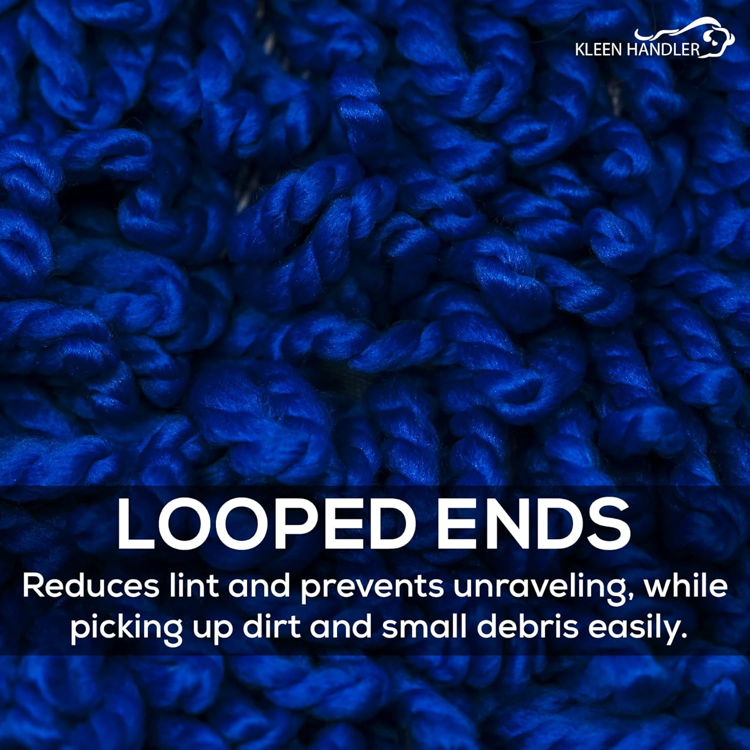 Kleen Handler 48 inch Microfiber Dust Mop | 12 Pack, Extra Large Washable Commercial Mop Head Replacement