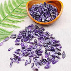 1 Lb Decorative Crystal Pebbles Irregular Shaped Amethyst Stones Small Tumbled - Image 8